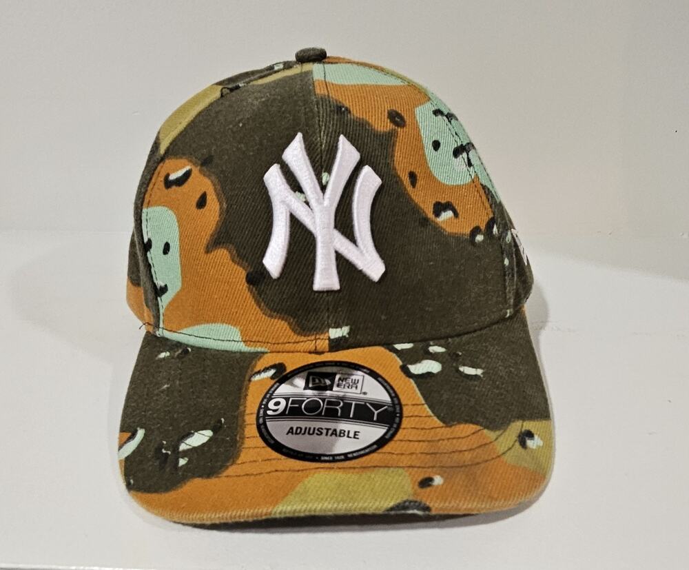New York Yankees New Era 9Forty Adjustable Baseball Cap Camo
